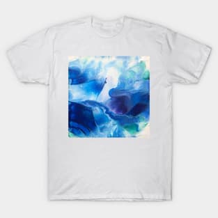 Blue Aqua Ocean Wave T-Shirt